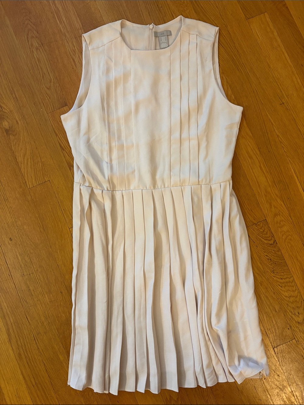 Sleeveless Pleated Dress
